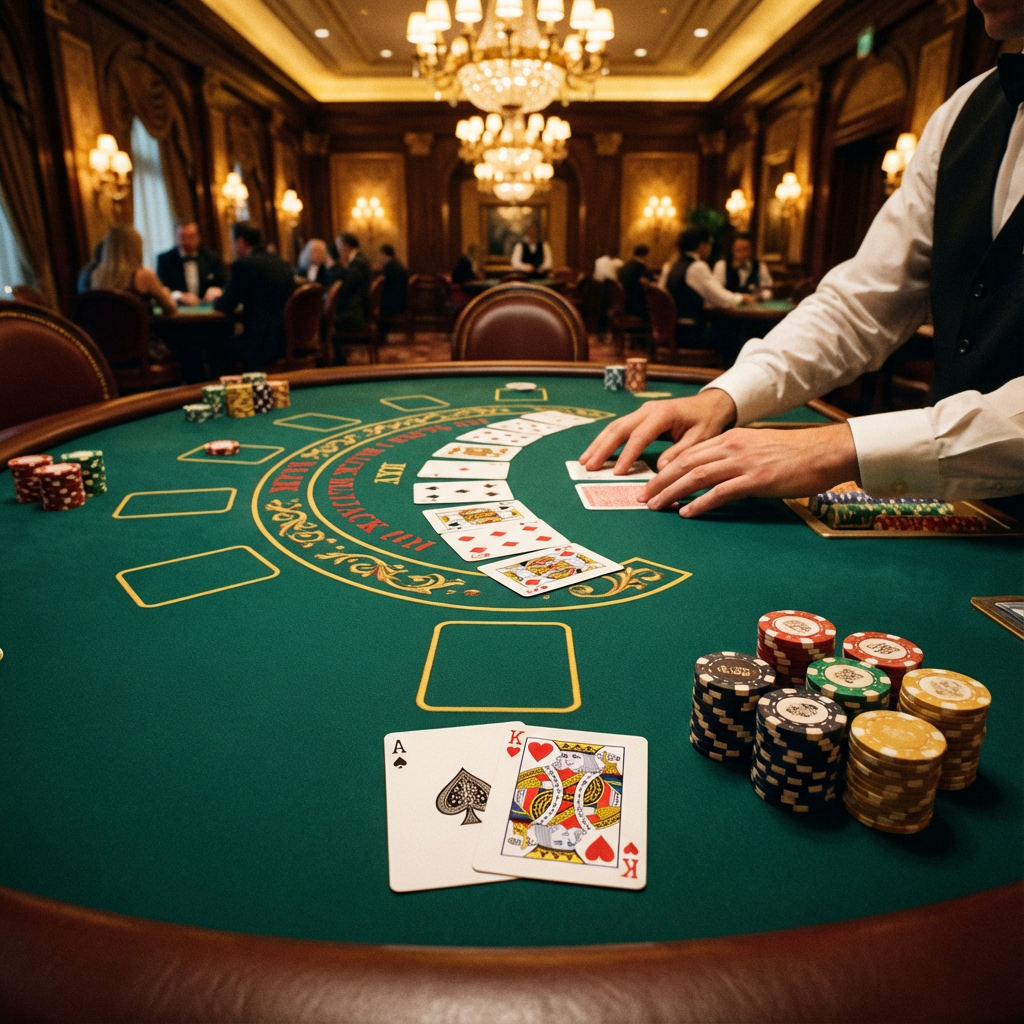 Blackjack - Juego de cartas clásico contra el crupier